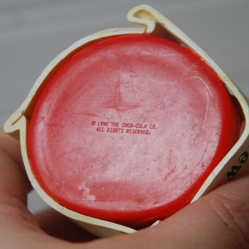 Coca-Cola Santa Claus ornament 1990 Vintage‎ Holiday decor